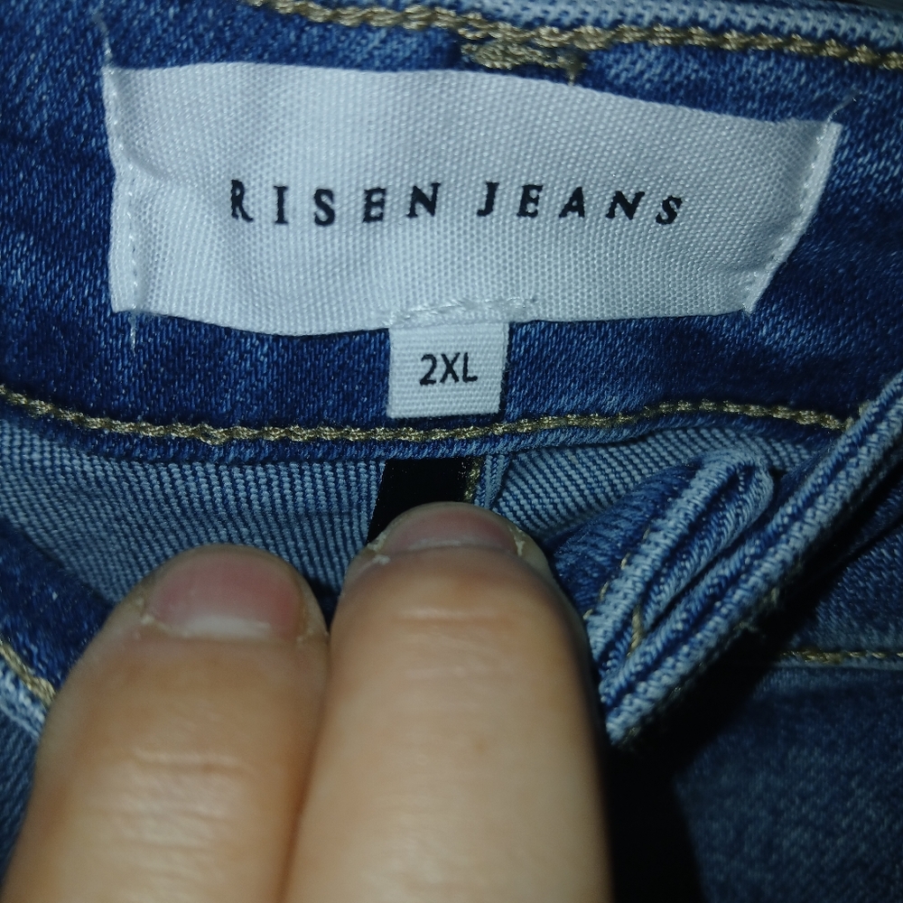 High Rise Wide Leg Jeans By Risen - Picture 7 of 8